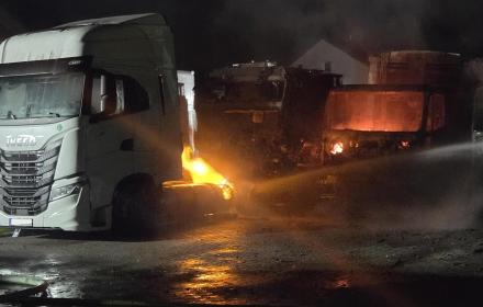 LKW-Brand